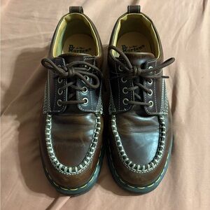 Dr. Martens Dark Brown Leather Oxfords